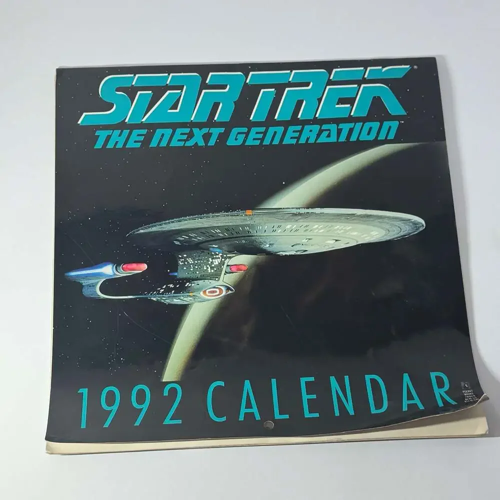 Vintage Star Trek: The Next Generation 1992 Wall Calendar